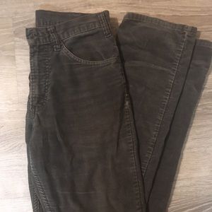 Bootcut Levi Green cords